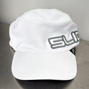 Sligo Cadet Cap Golf Hat One Size Men’s Women’s Elastic Back Army Military White